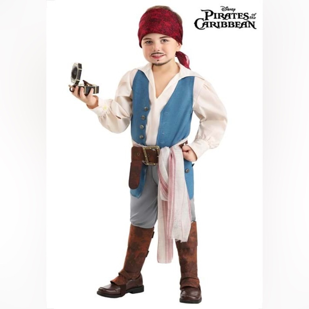 Disney Pirates of the Caribbean Blue and White Costume